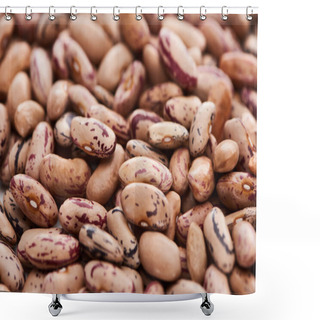 Personality  Close Up View Of Unprocessed Pinto Beans Shower Curtains