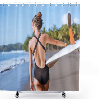 Personality  Swimsuit Shower Curtains