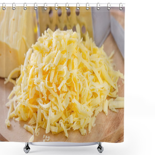 Personality  Grated Cheese Shower Curtains