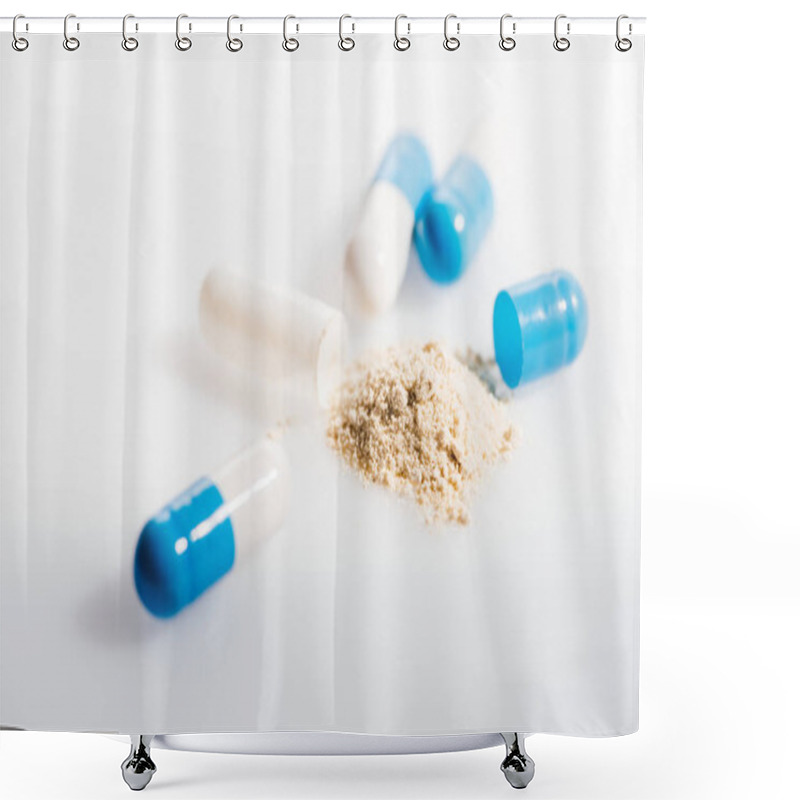 Personality  Medical Capsules With Medication Shower Curtains