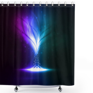 Personality  Abstract Vector Eps10 Shower Curtains