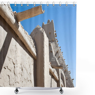 Personality  Sankore Mosque In Timbuctou. Shower Curtains