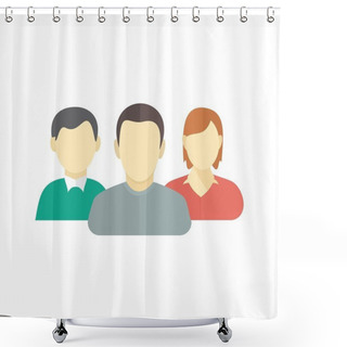 Personality  People Shower Curtains