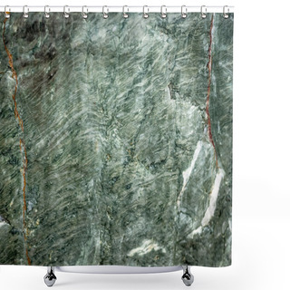 Personality  Green Or Emerald Marble Texture Background Shower Curtains