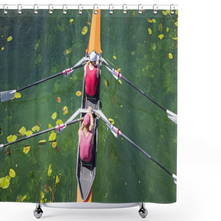 Personality  Two Rowers  Rowing Shower Curtains