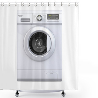 Personality  Washing Machine. Shower Curtains