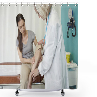 Personality  Consultation With A Doctor Shower Curtains