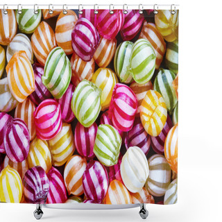 Personality  Candy Background Shower Curtains