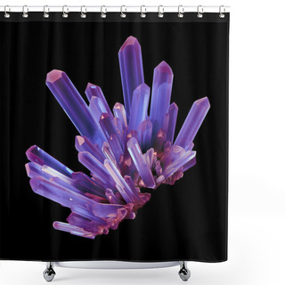 Personality  3d Abstract Crystal Shower Curtains