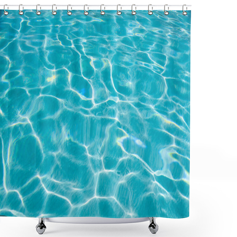 Personality  Blue Sea Water Caustics Shower Curtains