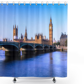 Personality  Houses Of Parliament, Westminster, London, UK Shower Curtains
