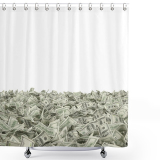 Personality  Hundred Dollar Bills Shower Curtains