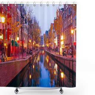 Personality  City Scenic From Amsterdam In The Netherlands Shower Curtains