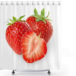 Personality  Beautiful Strawberries Shower Curtains