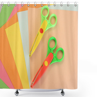 Personality  Scrapbooking Shower Curtains