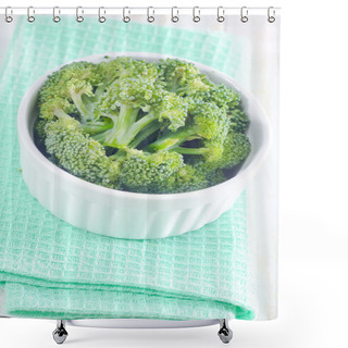Personality  Broccoli Shower Curtains