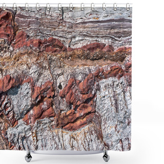 Personality  Abstract Geological Background Shower Curtains