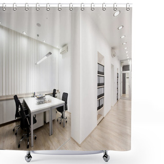 Personality  Modern Office Shower Curtains