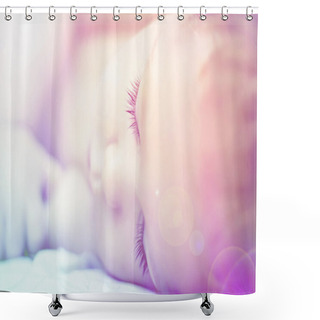 Personality  Sweet Dreams Of Beautiful Baby With Long Eyelashes Shower Curtains