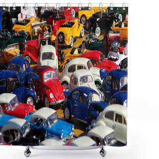 Personality  Miniature Cars Jam Shower Curtains