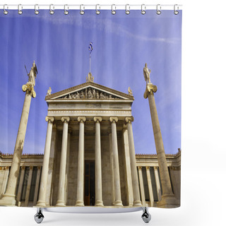 Personality  Academy Of Athens Greece Shower Curtains