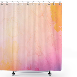 Personality  Pastel Soft Colored Beautiful Dreamy Background. Stock Photo. Shower Curtains