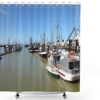 Personality  Fishing Community Of Richmond BC Canada. Shower Curtains