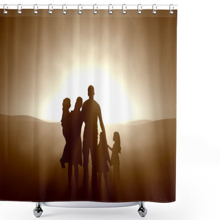 Personality  Family In The Light Shower Curtains