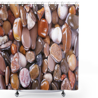 Personality  Sea Stones Shower Curtains
