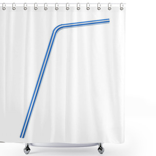 Personality  Drinking Straw Shower Curtains