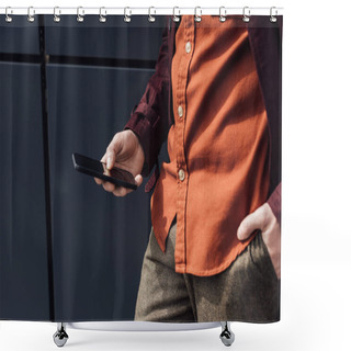 Personality  Smartphone Shower Curtains