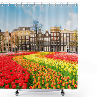 Personality  Houses Of Amstardam, Netherlands Shower Curtains