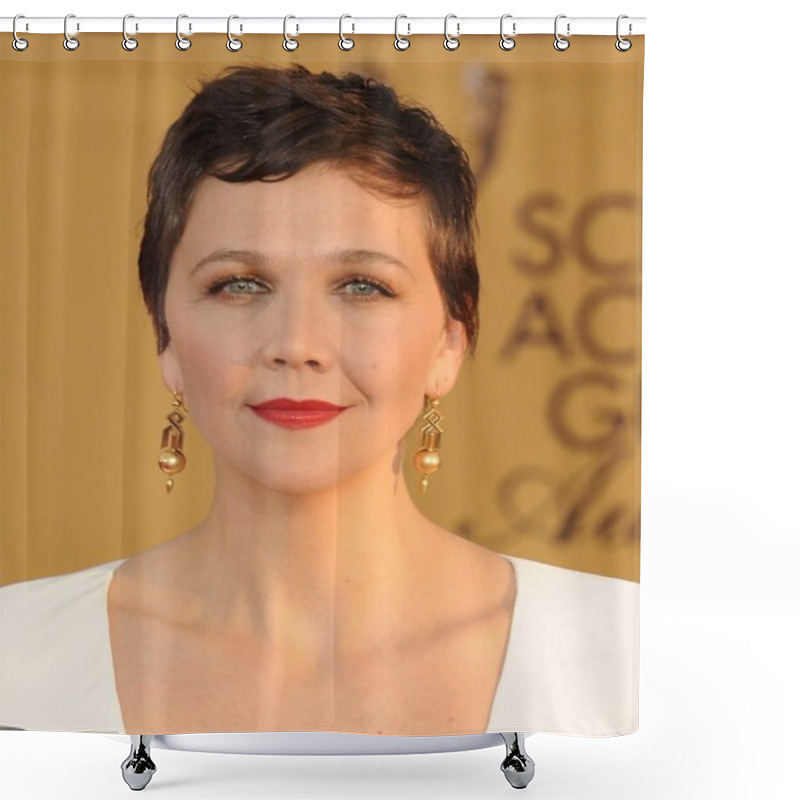 Personality  Maggie Gyllenhaal At Arrivals For 21st Annual Screen Actors Guild Awards (SAG) - Arrivals 3, The Shrine Exposition Center, Los Angeles, CA January 25, 2015. Photo By: Dee Cercone/Everett Collection Shower Curtains