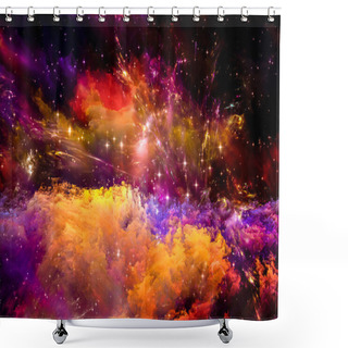 Personality  Acceleration Of Universe Shower Curtains