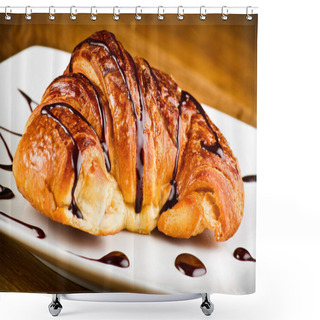 Personality  Croissant Shower Curtains