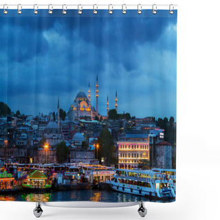 Personality  City Of Istanbul Shower Curtains