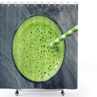 Personality  Green Smoothie Shower Curtains