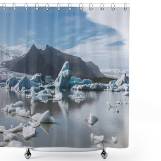 Personality  Glacier Shower Curtains