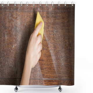 Personality  Seedy Hardwood Shower Curtains