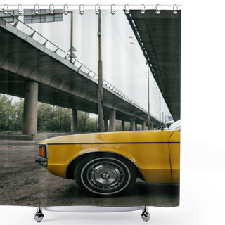 Personality  Retro Car Shower Curtains