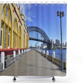 Personality  Sydney Harbour Bridge And City Skyline, Sydney Australia Shower Curtains