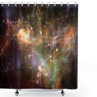 Personality  Inner Life Of Space Shower Curtains