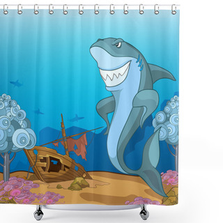 Personality  Ocean Underwater World Shower Curtains
