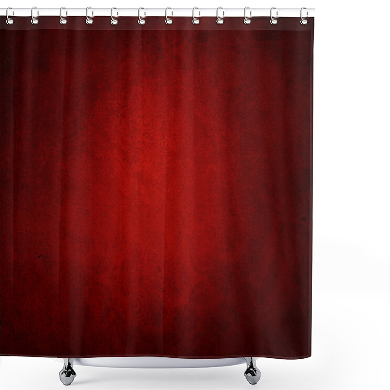 Personality  Red Background Shower Curtains