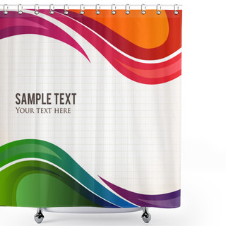 Personality  Colorful Background Shower Curtains