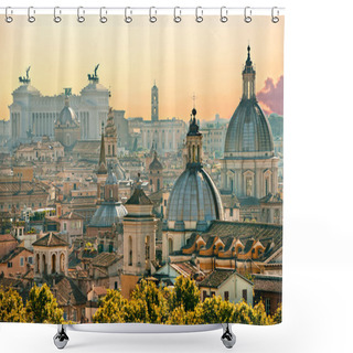 Personality  Rome, Italy. Shower Curtains