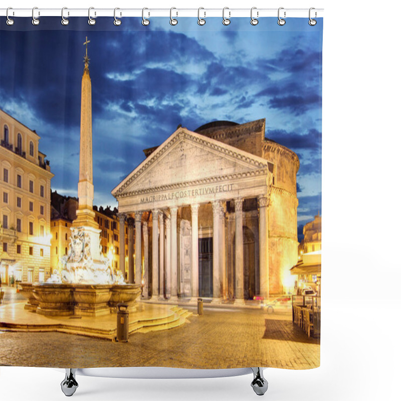 Personality  Rome - Pantheon, Italy shower curtains