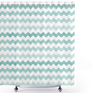 Personality  Wavy Striped Background. Shower Curtains