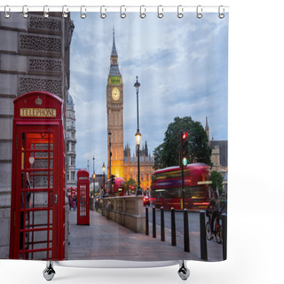 Personality  Big Ben And Westminster Abbey In London, England Shower Curtains