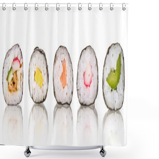 Personality  Sushi Pieces Shower Curtains